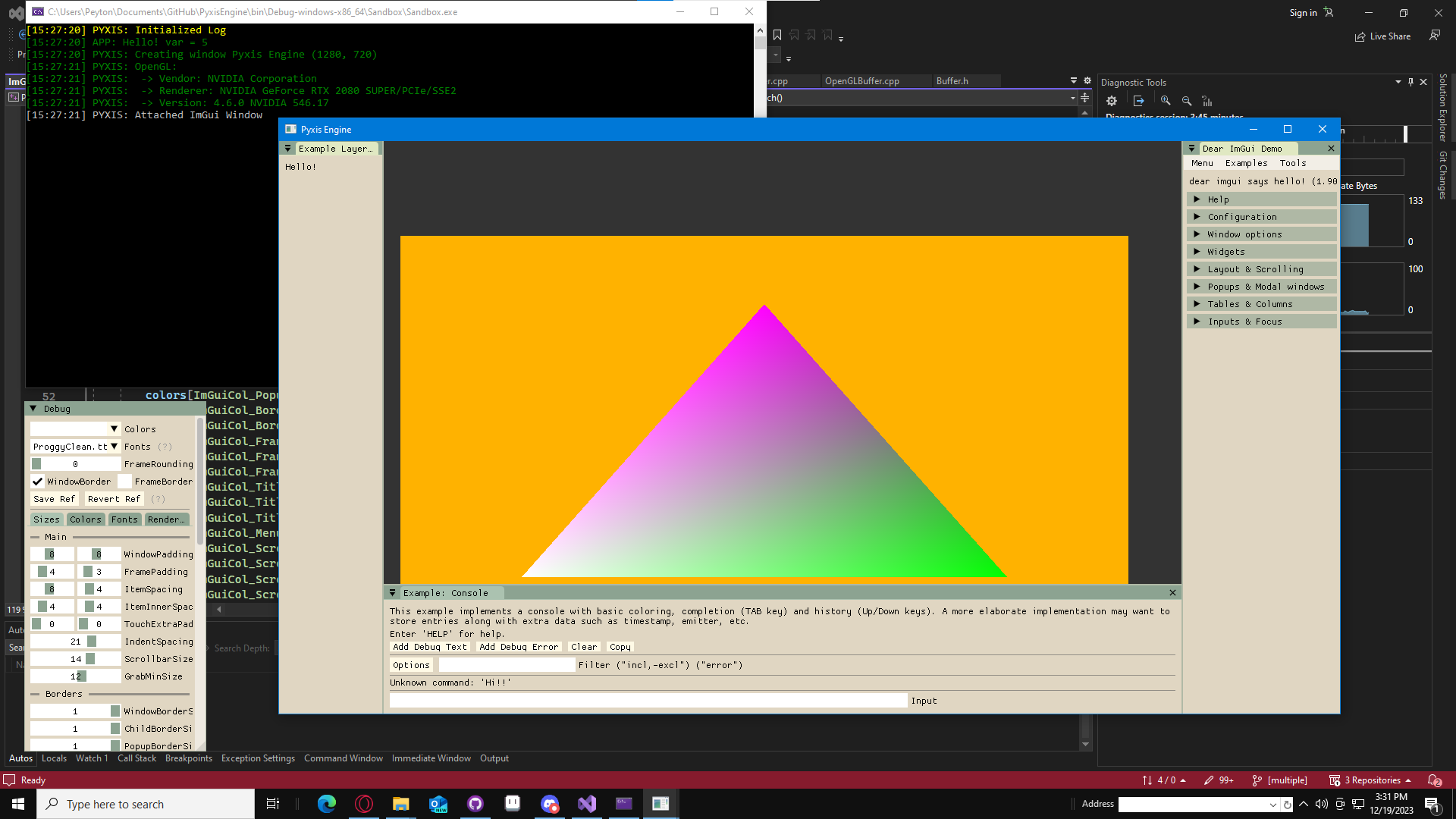 Picture of basic engine editor